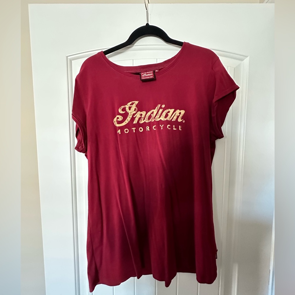Womens Red Graphic Tee